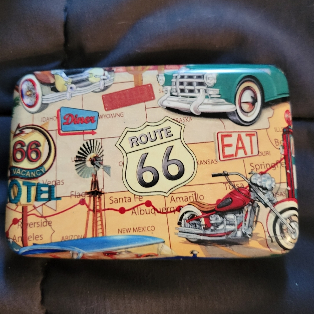 Route 66 armored wallet credit card case